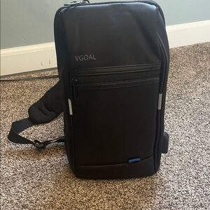 Black Men's Crossbody Bag